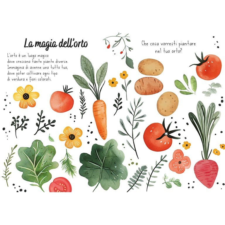 Magico puzzle ad acqua - L'ORTO