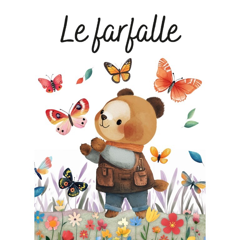 Magico puzzle ad acqua - LE FARFALLE