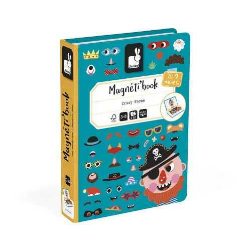 Magneti'Book - Crazy Faces Boy