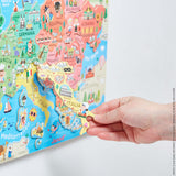 MAPPA MAGNETICA DELL'EUROPA VERSIONE ITALIANA