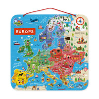 MAPPA MAGNETICA DELL'EUROPA VERSIONE ITALIANA