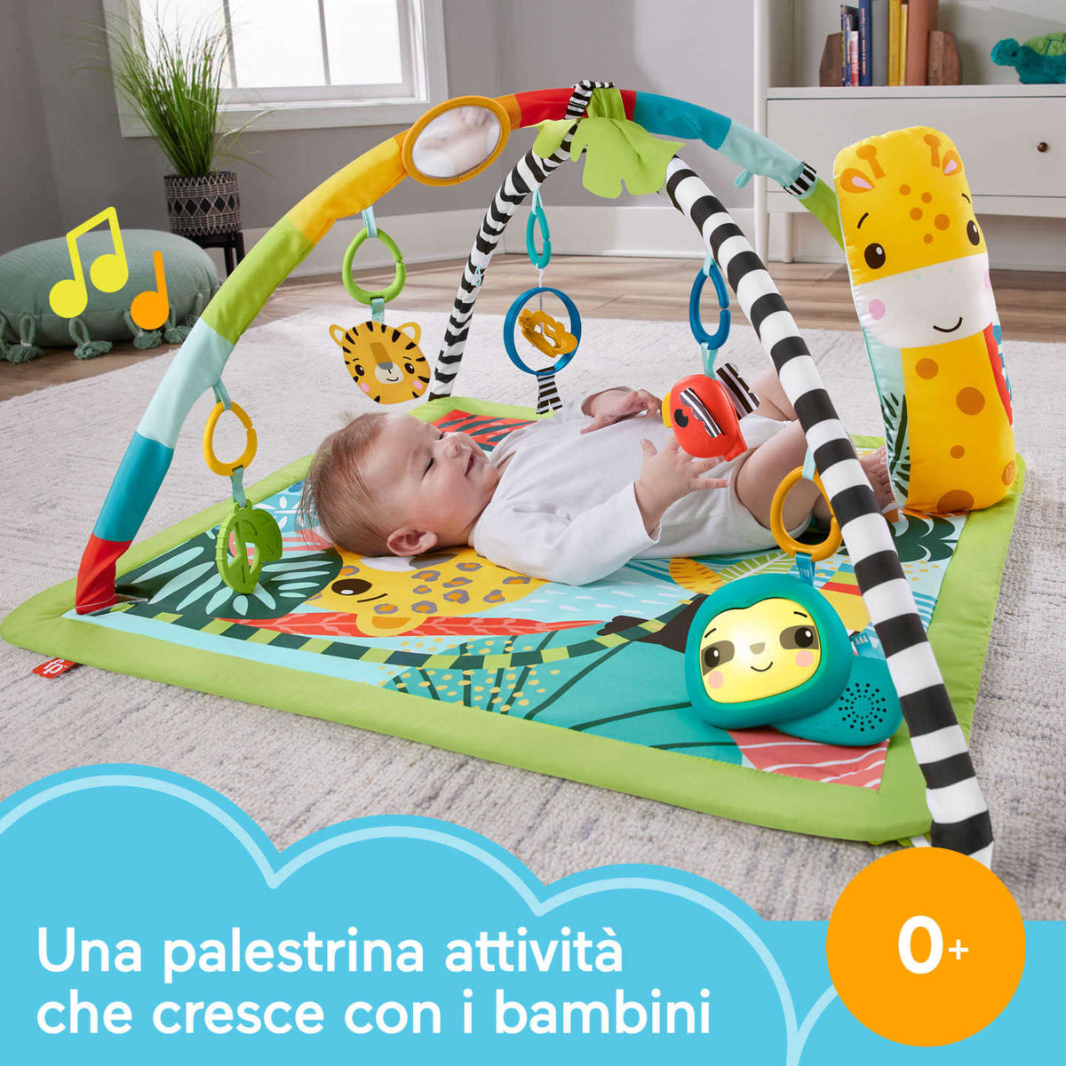 3-in-1 Rainforest Playmat HJW08
