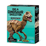Scava e crea lo scheletro di un Velociraptor