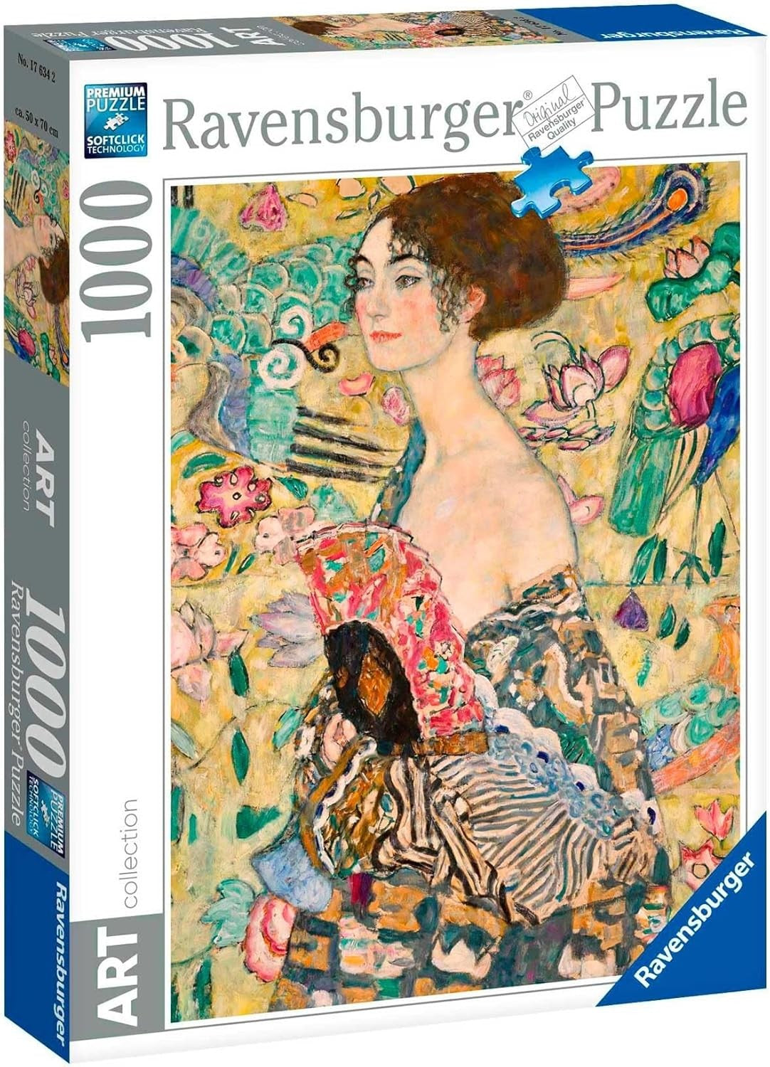Klimt: Dama col ventaglio - 1000 pezzi