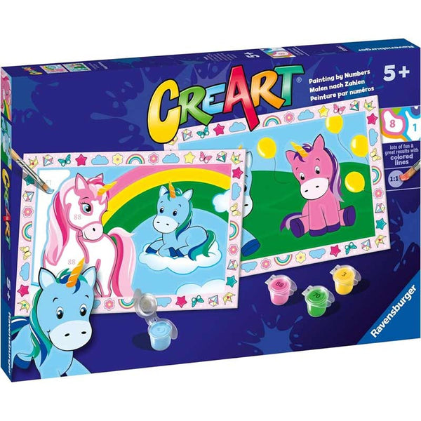 CreArt Serie Junior: 2 x Divertenti unicorni