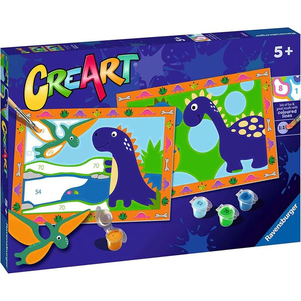 CreArt Serie Junior: 2 x Dinosauri