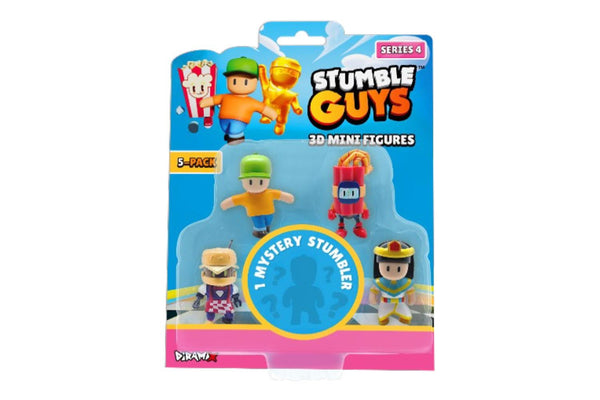 Stumble Guys - Mini Figures - 5 Pack serie 4