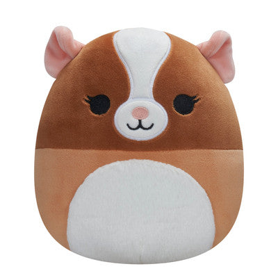 Squishmallows 20cm - Garret il Maialino della Guinea Bianco e Marrone
