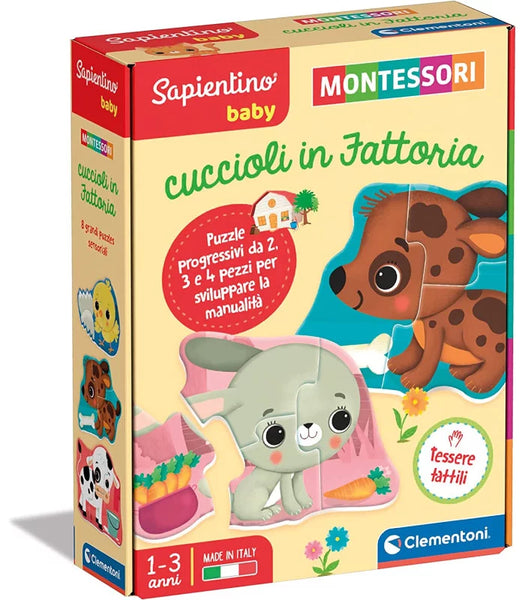 Cuccioli in fattoria