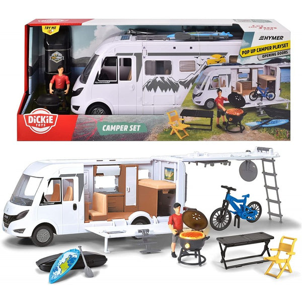Camper set in scala 1:24, con personaggio e accessori