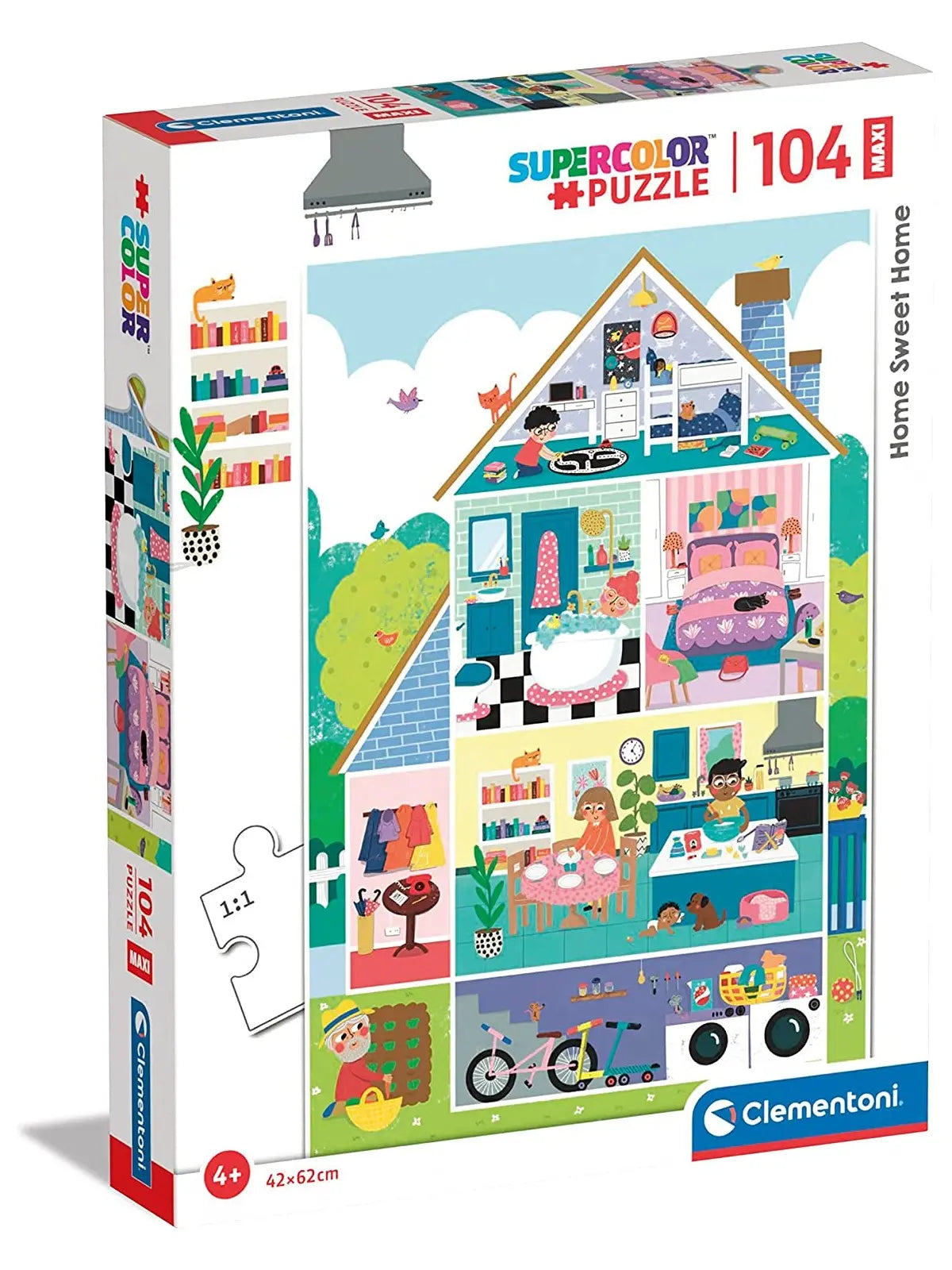 23775 - Maxi Puzzle 104 pezzi  - Home Sweet Home