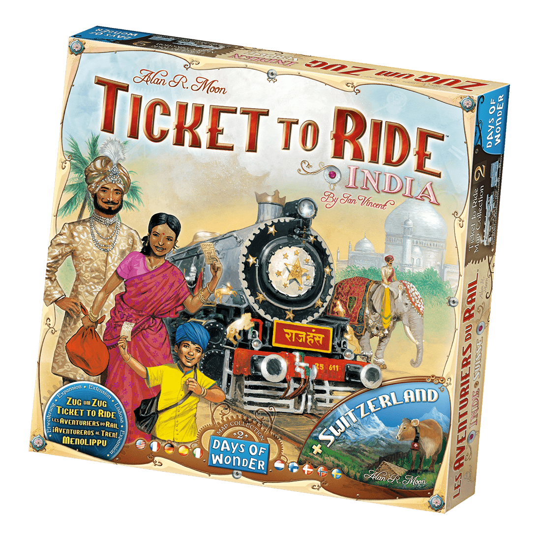 Ticket to Ride - India &amp; Switzerland