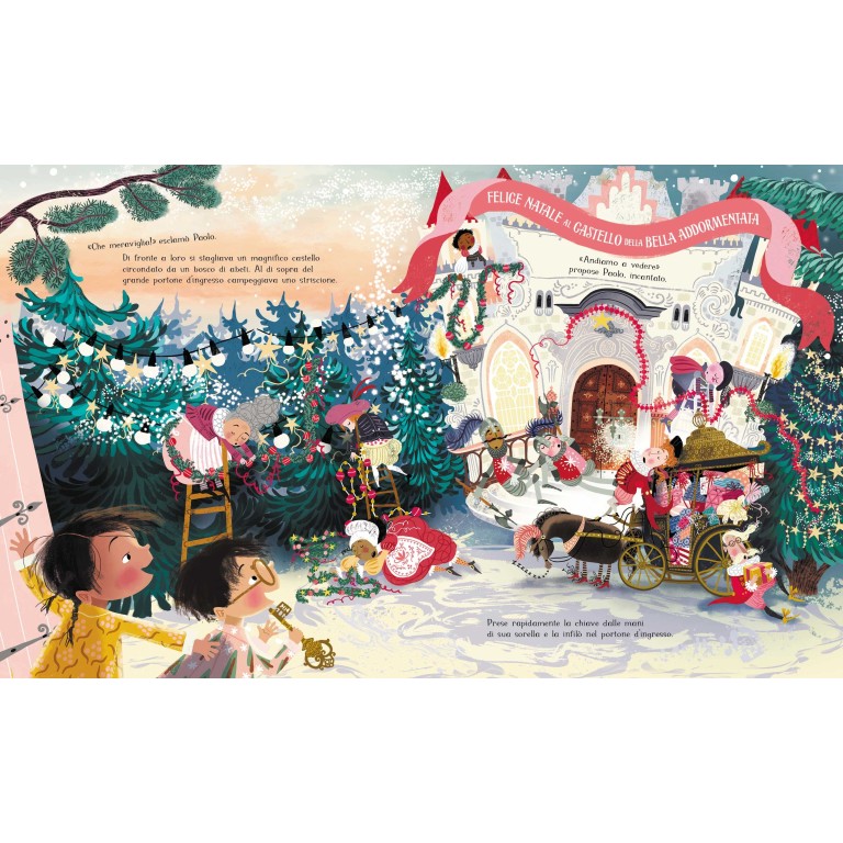 Un felice Natale al castello della Bella addormentata