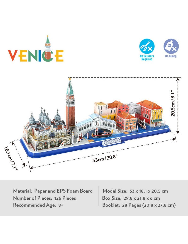 CBF City Line Venice - 3D Puzzle