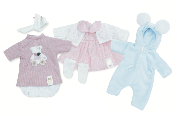 3930 Dresses 45 cm asst.