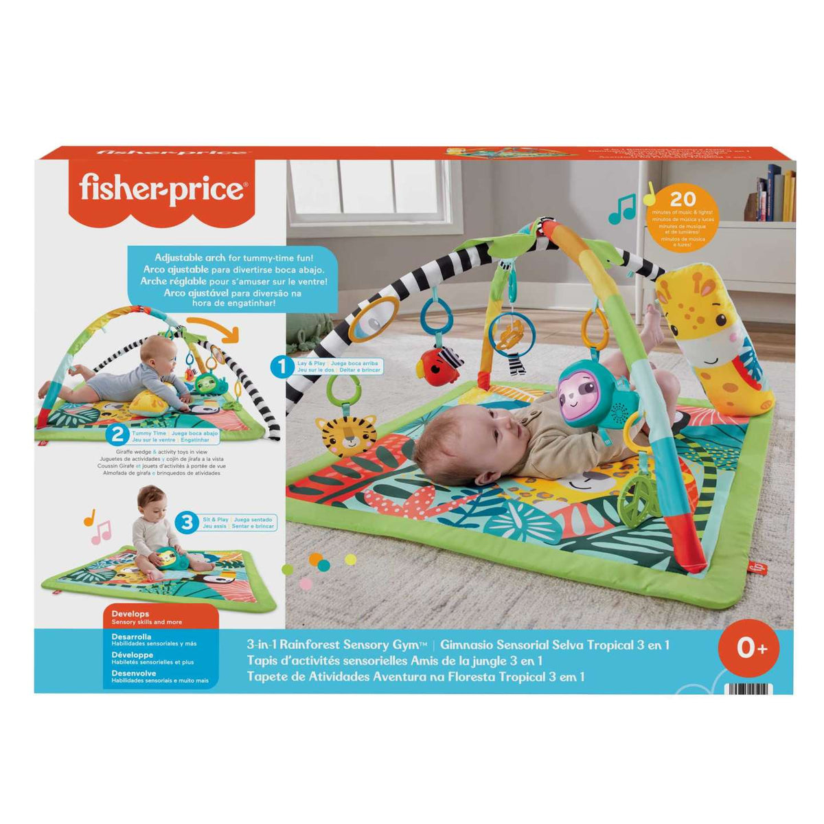 3-in-1 Rainforest Playmat HJW08