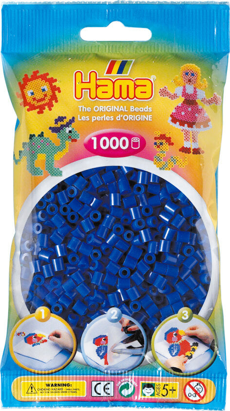 Hama Beads Midi, bustina da 1.000 pezzi - Vari colori