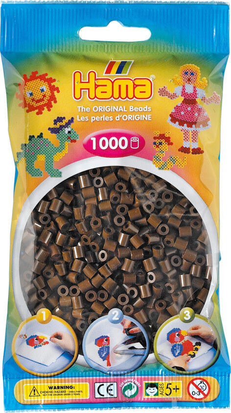 Hama Beads Midi, bustina da 1.000 pezzi - Vari colori