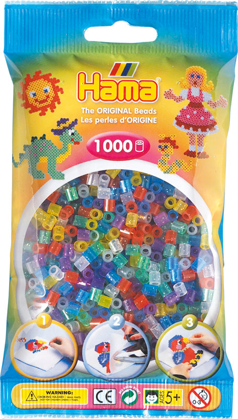 Hama Beads Midi, bustina da 1.000 pezzi - Vari colori