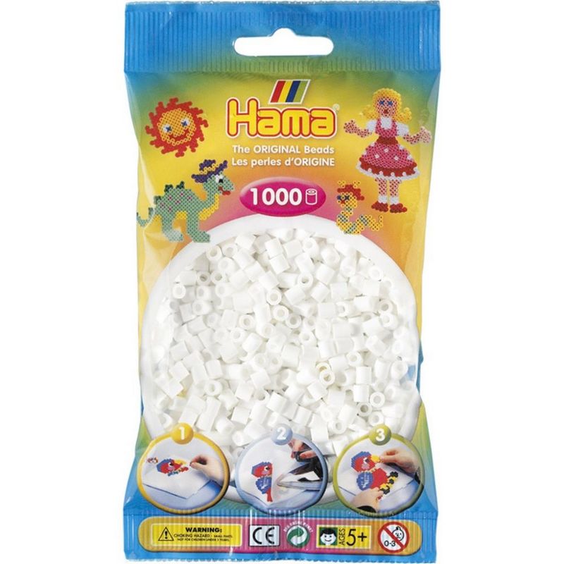 Hama Beads Midi, bustina da 1.000 pezzi - Vari colori