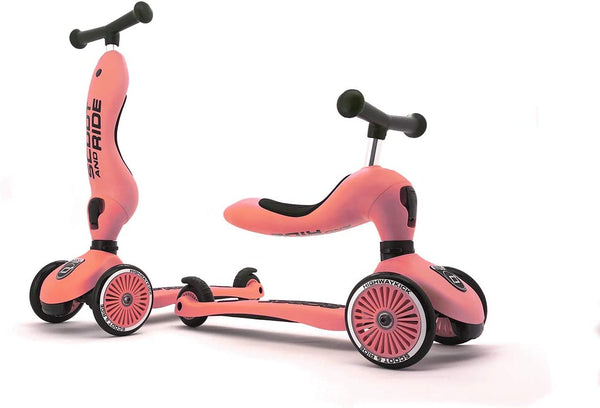 HighwayKick 1 - Monopattino evolutivo 1-5 anni colore PEACH