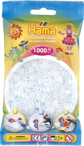 Hama Beads Midi, bustina da 1.000 pezzi - Vari colori